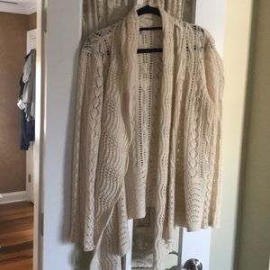 Calypso cashmere sweater off white perfect